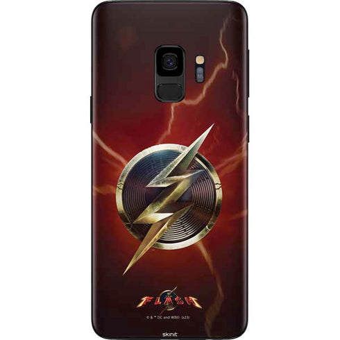 DC Comics The Flash Movie: Logo Poster Galaxy S9 Skin